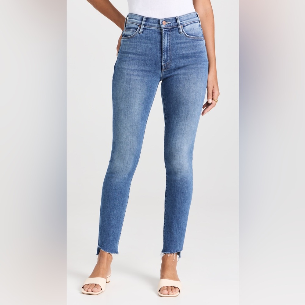 Mother THE STUNER ZIP ANKLE SP FRAY jeans